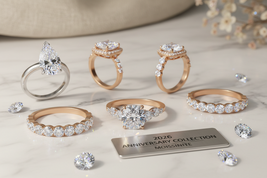Best Moissanite Anniversary Rings for Women in 2026