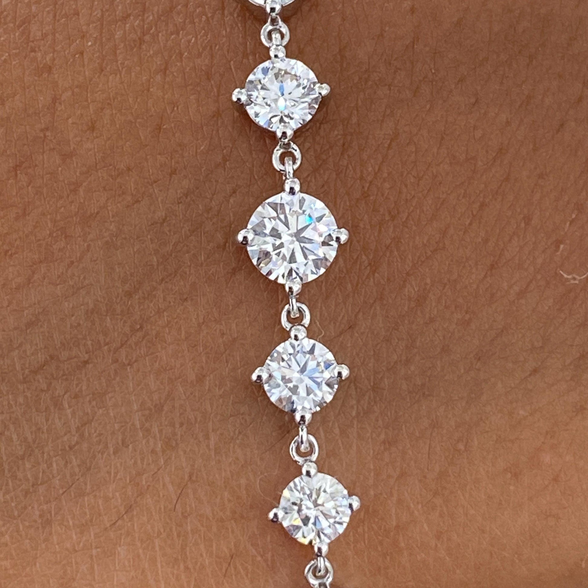 2.55 Carat Round Cut  Lab-Grown Diamond Links beauty and elegance Bracelet